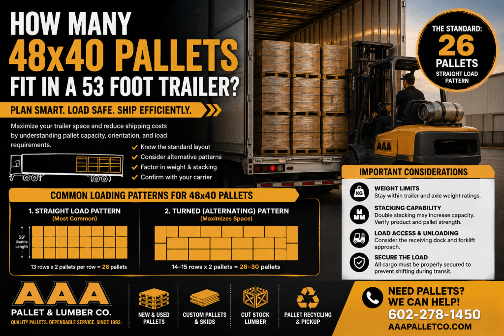 How Many Pallets Fit in a 53 Foot Trailer?